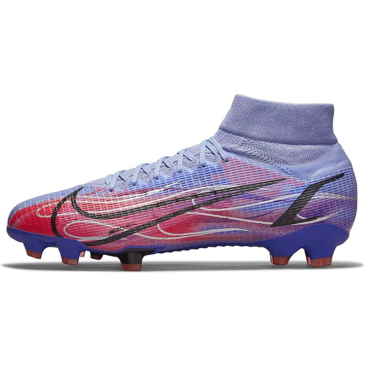 Nye Nike Mercurial Superfly 8 Fg Kylian Mbappe Flames Lilla Såle DJ3977-506