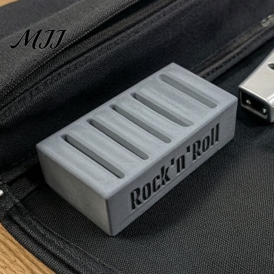 Guitar Accessory Storage Box 3D Printed Pick Holder, Multi Slot Display Portable Acoustic Box, Desktop Organizer, Gift for Players & Music Lovers