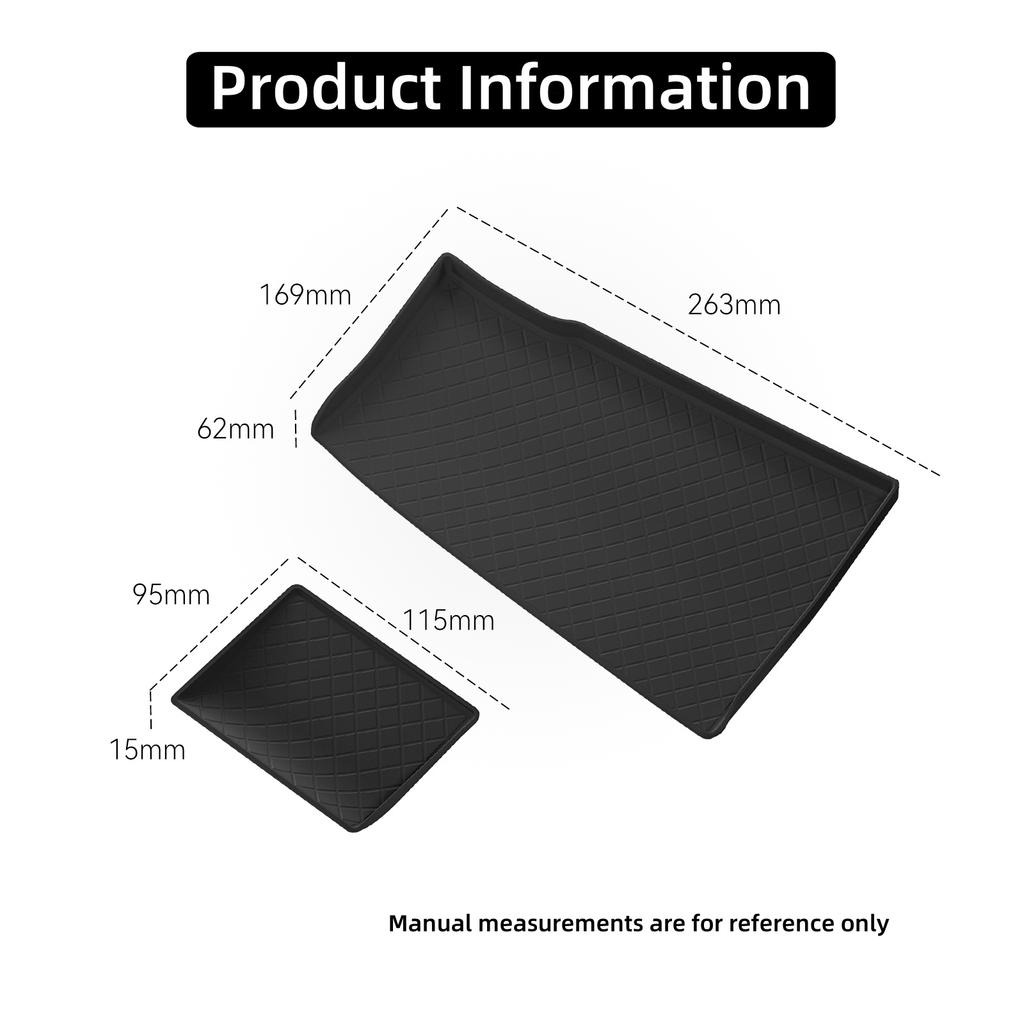 for Toyota Sienta 170 Series 2016-2025 Copilot Dashboard Storage Box Tray Silicone Organizer Car Interior Accessories