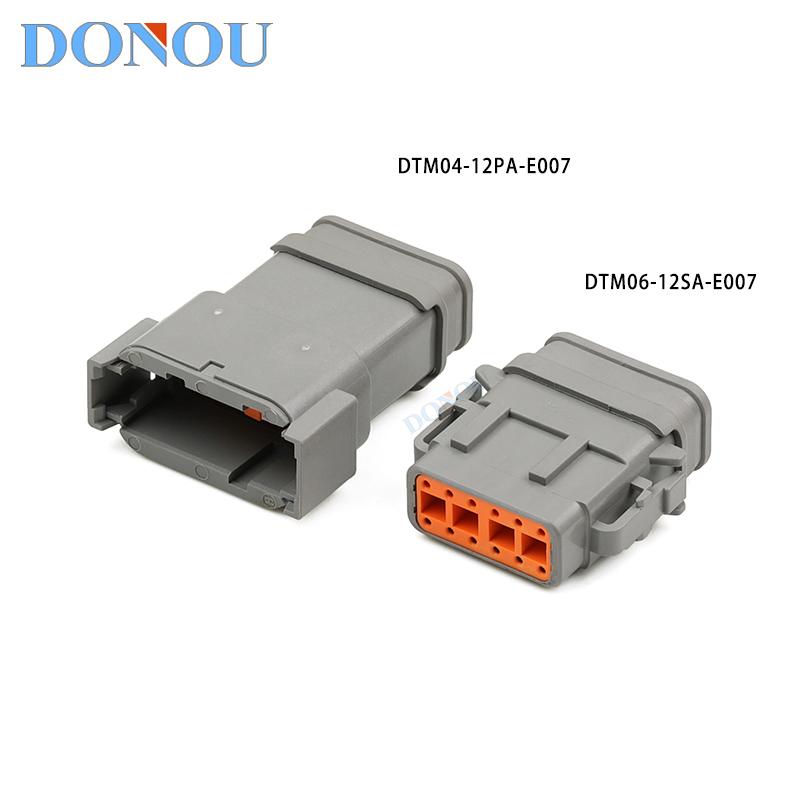 DTM04-12PA-E007 Dechi Type 12-hole Connector DTM06-12SA-E007 Engineering Vehicle Wiring Harness Plug