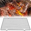 Prostokąt BBQ Wire Mesh Grill Net Grill Grilled Grid Outdoor Camping Picnic Tool