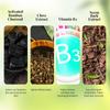 VLCC Activated Bamboo Charcoal Facial Kit 60g Pack of 1 for Purified Balanced Glowing Skin Care