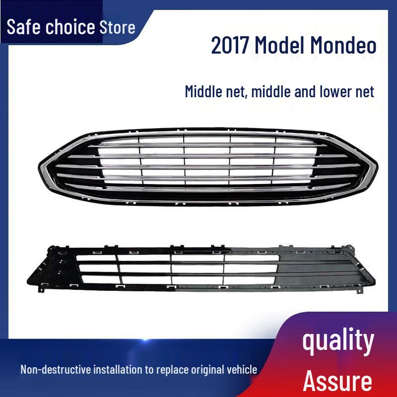 

New Mondeo 17-Model Compatible Lower Grille Mesh & Modified Honeycomb Grille Lower grille high-end with glossy finish