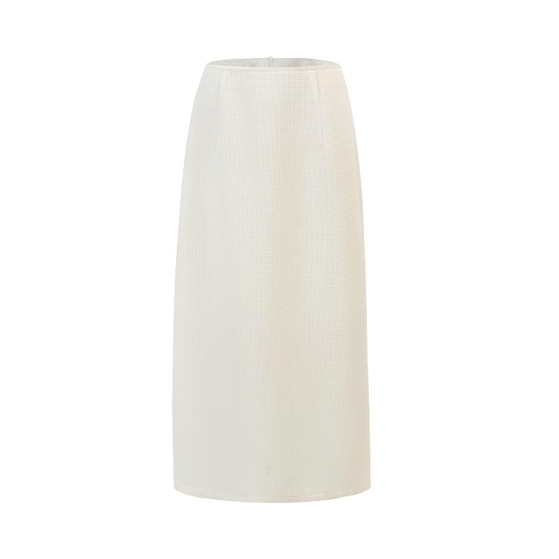 Interpret Beauty 2023 Summer Korean Black A-line High Waist Skirt for Women