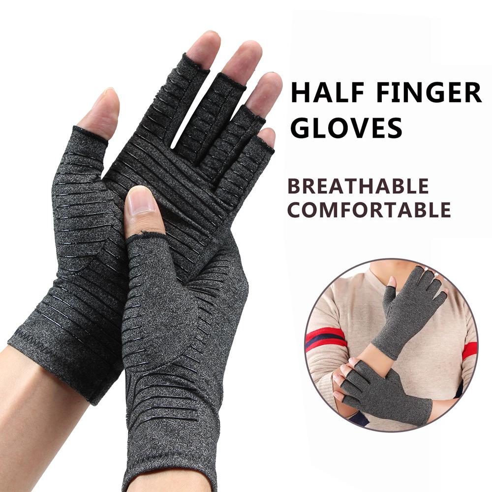 Fingerless Compression Arthritis Gloves For Rheumatoid Osteoarthritis Joint Pain Relief Wrist Support