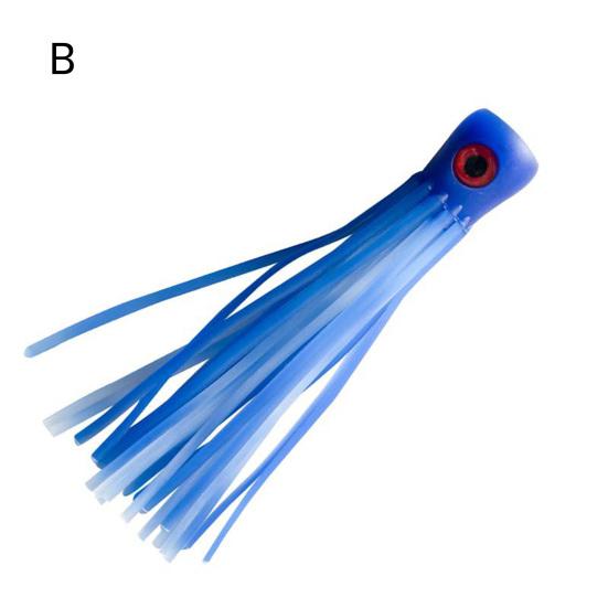 Trolling Fishing Lure Soft Simulation Octopus Baits Swimbait Professional Bionic Bait Reusable Saltwater Artificial Bait Bass Sea Fishing Baits