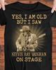 Tričko Stevie Ray Vaughan Černé Bavlna Unisex Všechny Velikosti XZ56 Unisex Tričko
