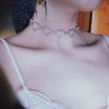 New Hollow Korean Sweet Love Heart Choker Necklace Statement Girlfriend Gift Cute Bicolor Jewelry Collier Femme 2022