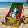 Fc 1903 Emblem Printed Microfiber Beach Towel, Soft And Absorbent, Quick-Dry, Ideal for Summer Travel, Beach Essential, Swimming Pool