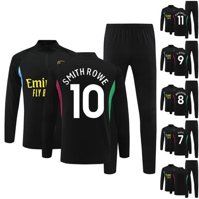23-24 Langarmtrikots Sportmannschaft Trainingsuniform Set Langarm Fußballtrikots Set