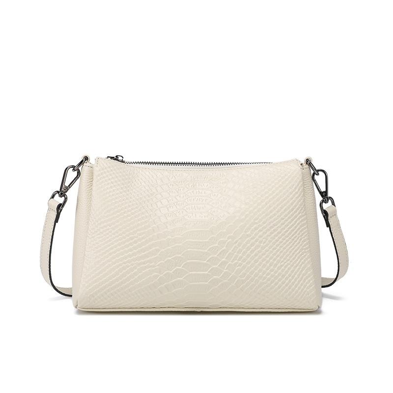 Leather women's bag messenger bag women's new first-layer cowhide mother bag fashionable versatile commuter shoulder bag women