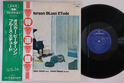 LP Record OSCAR PETERSON  Blues Etude SFX10552 MERCURY 1975 Japan Obi Jazz Used