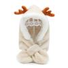 Cartoon Panda One-Piece Beanies Cap Thick Warm Neck Ear Cap Cute Kids Hooded Scarf  Winter