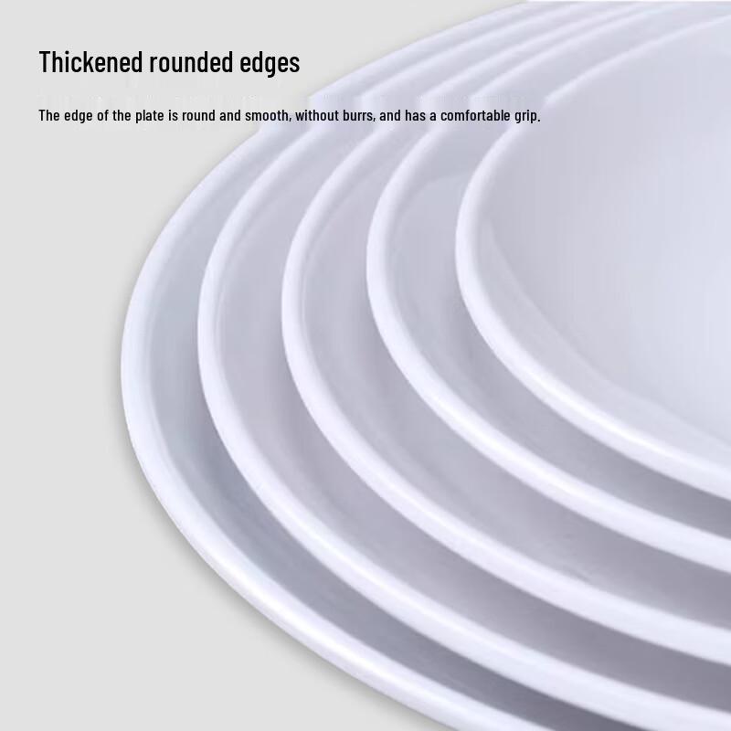 Chuwanya Commercial Melamine Round Dinner Plate