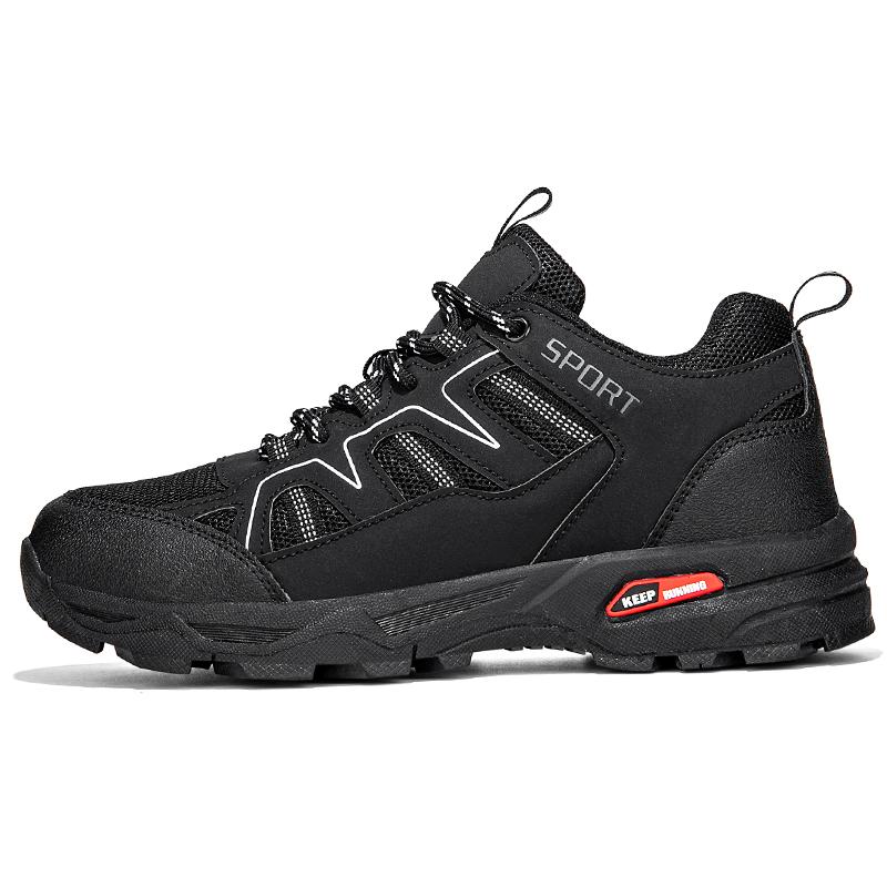 Men Outdoor Hiking Shoes Lightweight Breathable Climbing Trekking Sneakers Non-Slip Wear-resistant Women Walking Hiking Boots