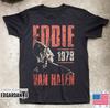 Eddie Van Halen 1978 Tour T-shirt – Svart Unisex Rock-Tee Unisex T-shirt