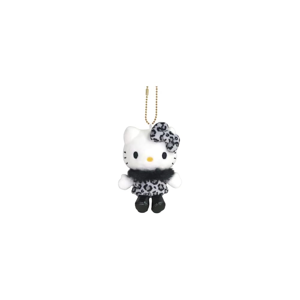 

Nakajima Corporation Hello Kitty Animal Mascot Collection Black 10x8.5x4.5cm Plush Toy