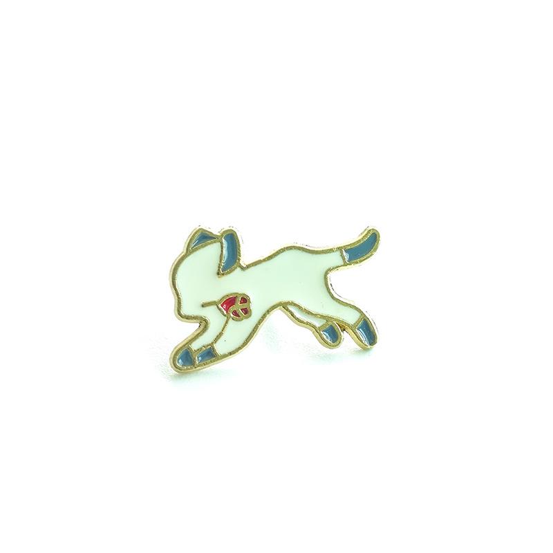 Cute Cartoon Metal Brooch - Trendy Fashion Accessory