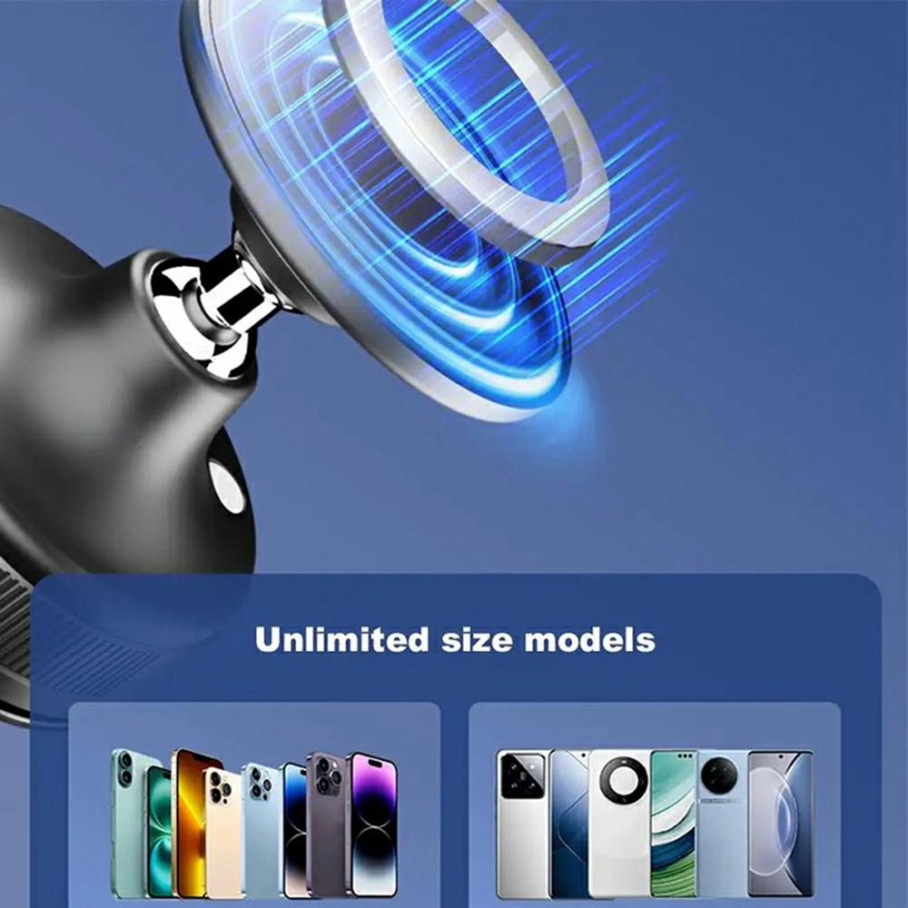 T29 Magnetic Car Phone Mount Suction Cup Holder Dashboard Windshield Adjustable Phone Stand