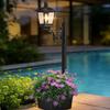 Waterproof Solar Post Lamp Solar Powered Pathway Garden Light Gifts Planter Lamp  Garden Decor