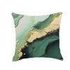 Green Marble Gilded Soft Backrest Cushion for Home & Car