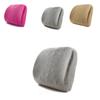 Memory Foam Lumbar Support Pillow With Plush Cover For Office Chair And Bed