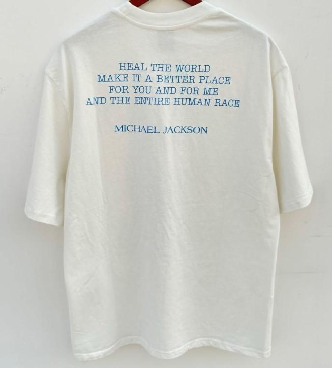 Michael Jackson Heal World Super Bowl XXVII Halftime Made USA SZ L