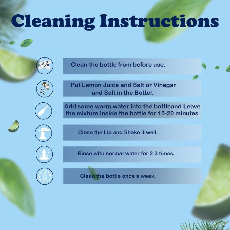 Pure Copper Water Bottle 950 ML - Jointless, Leakproof, Double Printed Design Best Gifts for Family and Friends| Light & Dark Blue - Set of 2