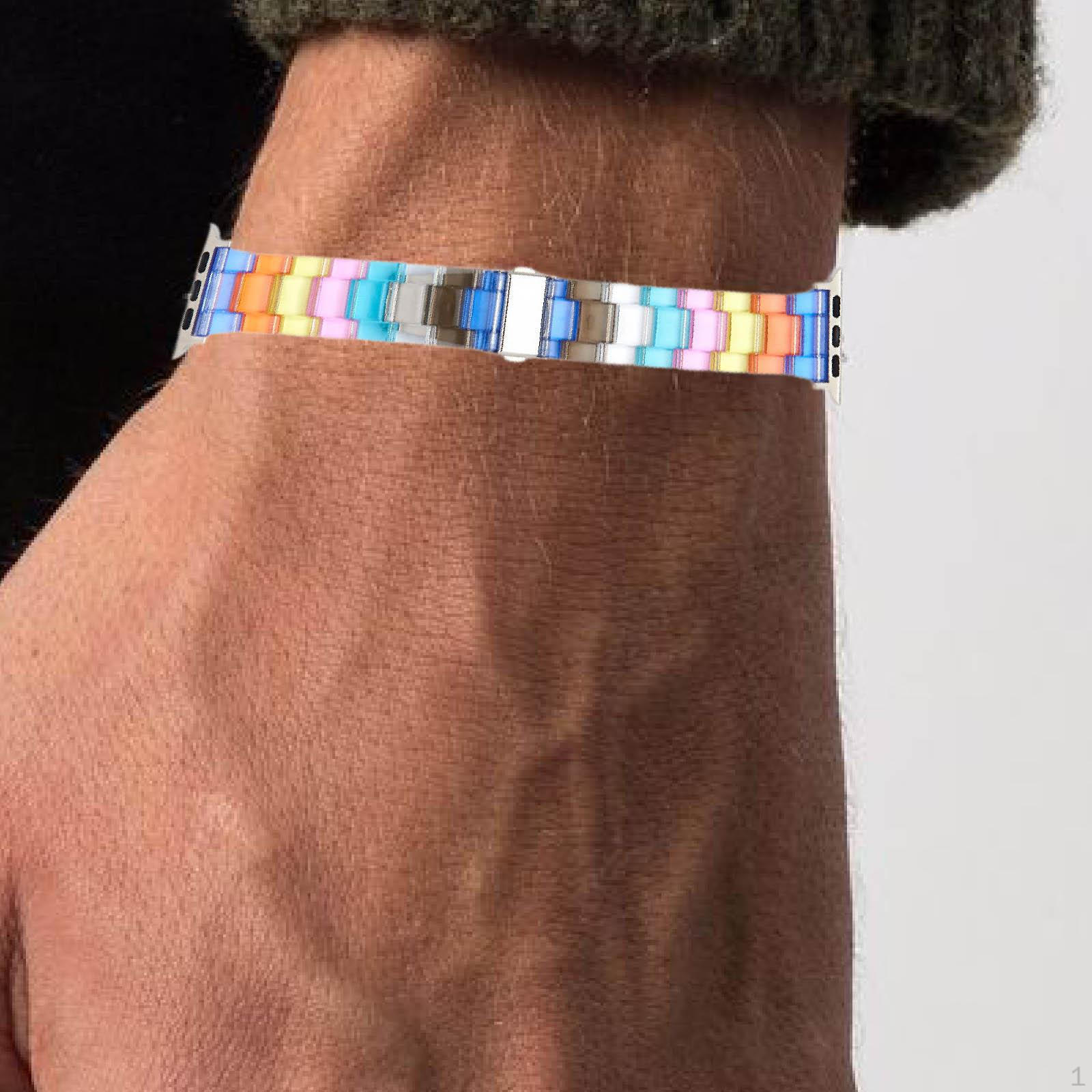 

Смарт-часы Сменный ремешок для часов Карамельный цветной ремешок для часов Ремешок для наручных часов style E