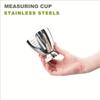 2Oz/1Ozjigger For Bartender Stainless Steel Cocktail Jigger With Measurements Double-Headed 1/2Oz For Home Bar Party Club Tool