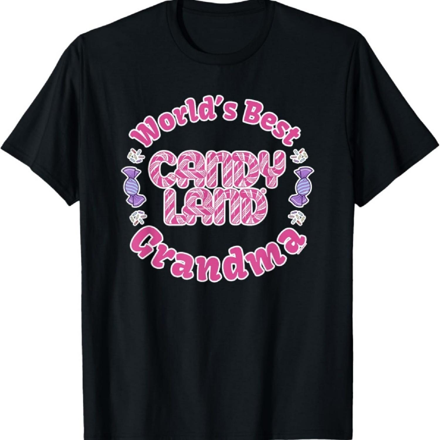 

Candy Land Grandparents Day World s Best Grandma T-Shirt S