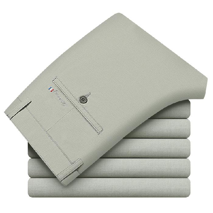 

28-42 размер новые весенние и осенние тонкие мужские повседневные брюки свободные прямые деловые брюки длинные брюки большого размера 42 светло-зеленый