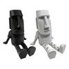 3D Printed Moai Statue Action Figure, Movable Joints Articulated Easter Island Rock Sculpture, Mini Desk Toy Ornament for Office Home Decor
