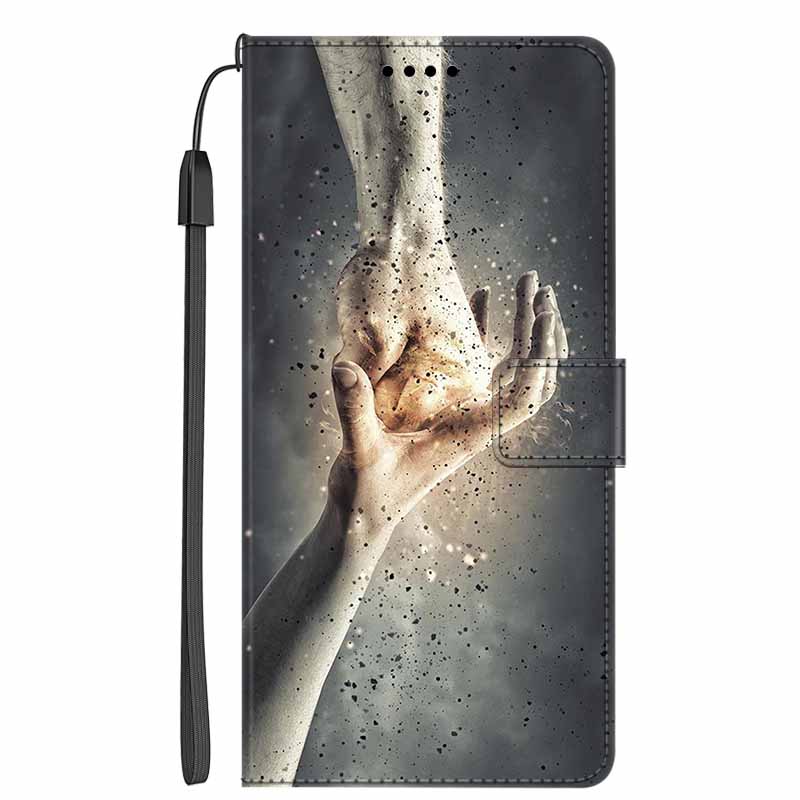 Leather Flip Cover For Redmi Note 14 Pro+ 5G Colorful Flower Patterns Phone Case For Redmi Note 14 4G 2025 Flip Case Wallet Bags