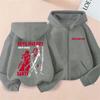 Anime Devil May Cry Son of Sparda Dante Zipper Hoodie Men Women Cartoon Manga Zip Up Jacket Coat Unisex Vintage Casual Hoodies