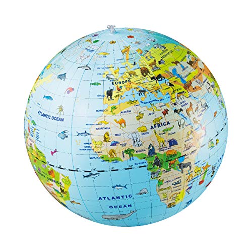 BorneLund Caly Planet Ball Animal Continent 50cm (Ages 4 and Up) CY049B