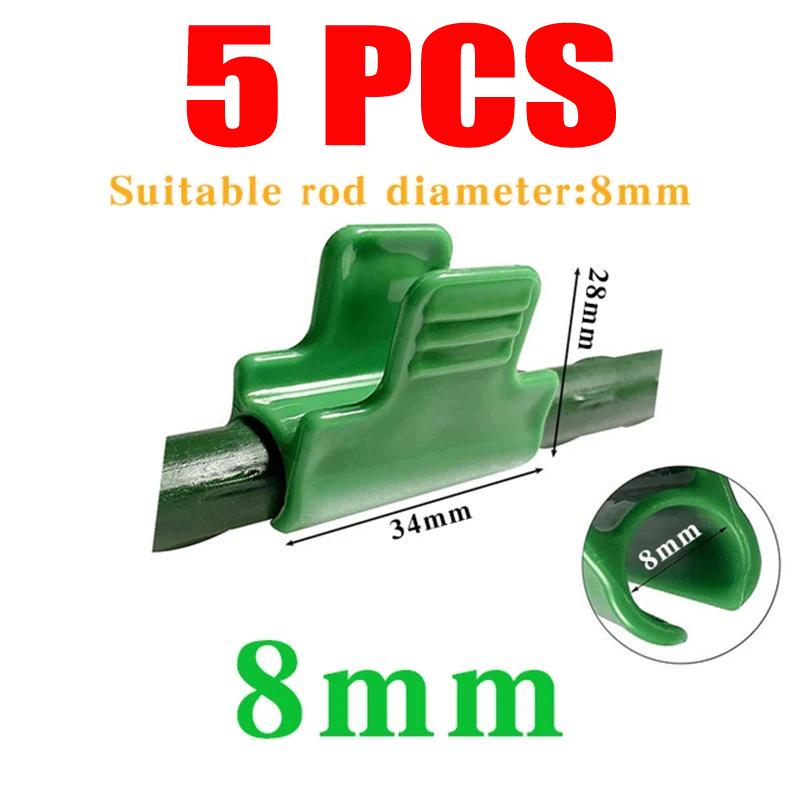 Gewächshausfolienklemmen, Gartenplane, Netz, Tunnel, Rohrklemme, Schuppenreihenabdeckung, Beschattung, Rahmenunterstützung, Pflanzwerkzeuge
