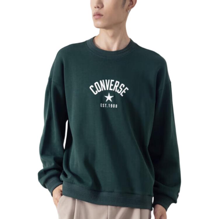 Converse Sweatshirt Men's Dark Green UCJ109-EIE