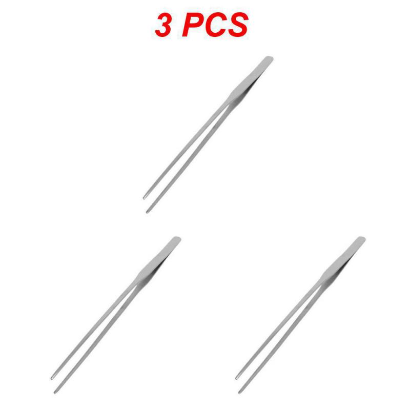 1~10PCS 27CM Fish Tank Coral Feeder Water Grass Clip Stainless Steel Long Tongs Tweezers Aquarium Live Tank Feeding Tong For