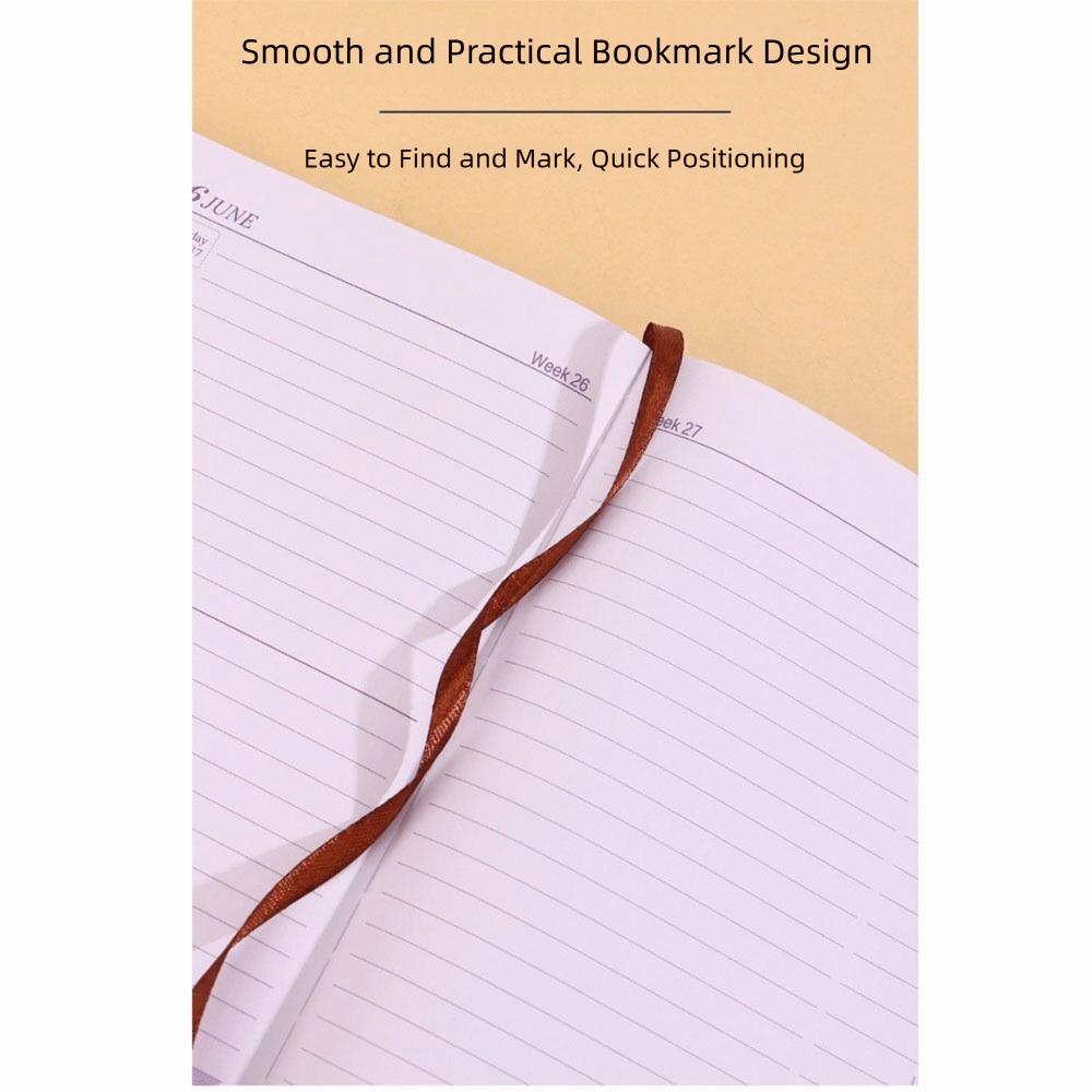 PU Leather 2026 Daily Planner 2026.1.1-2026.12.31 Agenda Notepad Calendar Book  To Do List