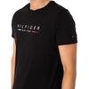 T-shirt - Tommy Hilfiger - New York - Slim - Noir - 95% coton transitionnel