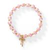 Metal Beaded Elastic Beads Bracelets Bow Ceramics Bracelet Trendy Women Bangle  Girls