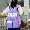 5 Pcs Backpack for Girls Teenager Travel School Backpacks Boys Children Rucksack Casual School Bags Backpack Cute Multipocket Book Bag