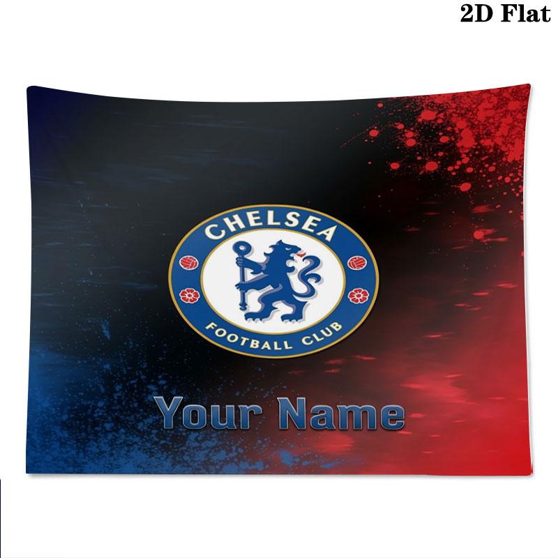 Chelsea F Custom Name Wall Tapestry Aesthetic Wall Hanging Printed Fabric Blanket Decorative Tapestries for Bedroom Living Room Home Decor