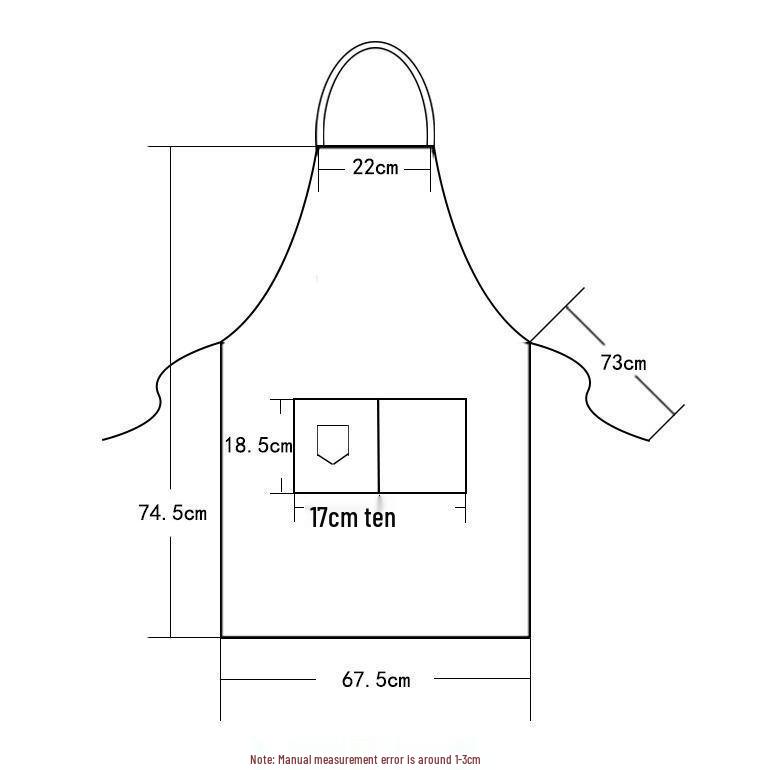 Unisex Japanese-Style Waterproof Oil-Proof Kitchen Apron with Custom Logo