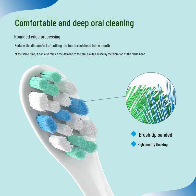 Usmile Smile Plus Electric Toothbrush Head - DuPont Bristle, Copper-Free, Universal Replacement.