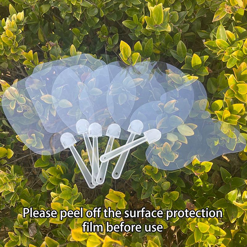 10 Stücke Blanko Kunststoff Transparent Fans Kinder Diy Kunst Fan Hochzeit Geburtstag Party Zurück Geschenke Freundin Freund Kreative Geschenke