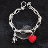 Fashionable Retro Bear Diamond Bracelet - Women's Unique High-End Charm