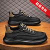 2025 Old Beijing Cloth Shoes Men's Non-slip and Versatile Breathable One-pedal Lazy Shoes Summer New Driving Shoes Men