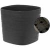 Planter Garden ID Respect Black 20 x 20 cm